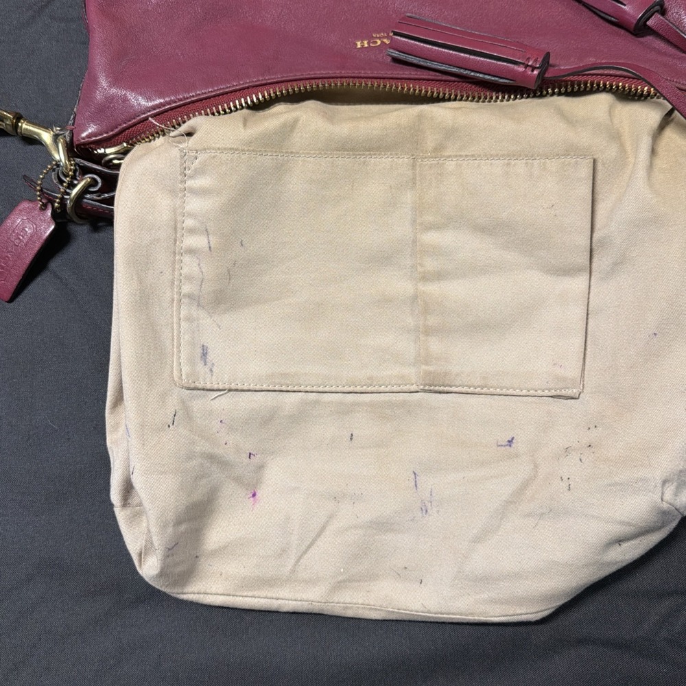 Coach handbag 22381 Legacy Courtenay deep port leather Hobo shoulder - Picture 16 of 16